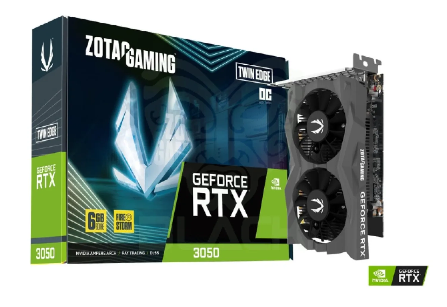Placa De Video Zotac Geforce Rtx 3050 6GB Gddr6 Twin Edge Oc