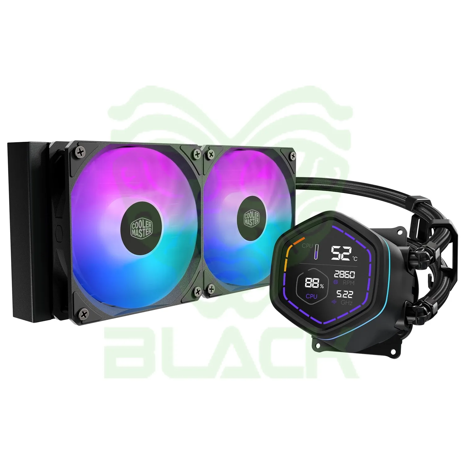Water Cooler Master Masterliquid Core Nex Digital 240 Black ARGB