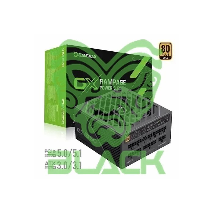 FUENTE 850W GAMEMAX 80 PLUS GOLD GX-850 PRO BK