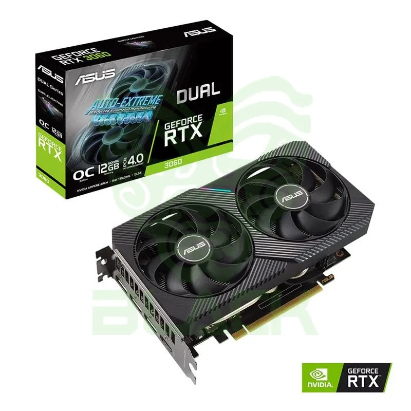 ASUS DUAL GEFORCE RTX™ 3060 V2 OC 12GB GDDR6