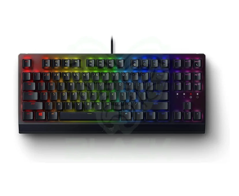TECLADO RAZER BLACKWIDOW V3 TENKEYLESS MECHANICAL YELLOW SWITCH US LAYOUT