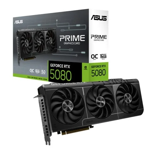 PLACA DE VIDEO GEFORCE RTX 5080 ASUS 16GB GDDR7 PRIME OC