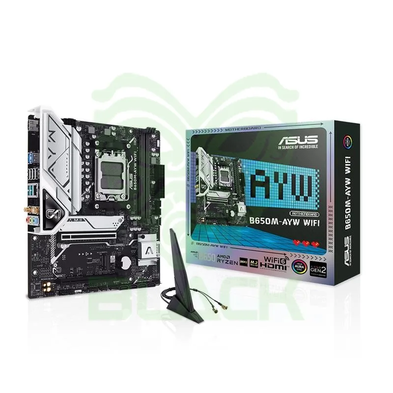 MOTHERBOARD ASUS B650M-AYW WIFI AMD SOCKET AM5 DDR5