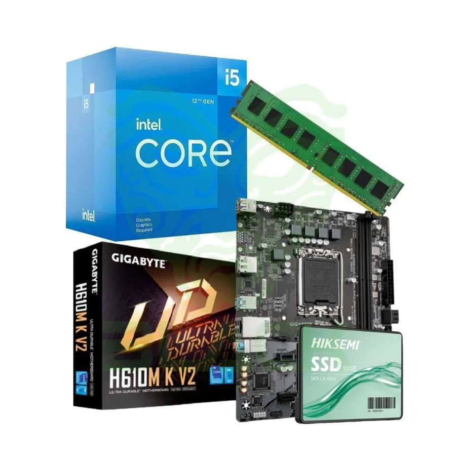 COMBO ECOVISION INTEL I5 12400F + 16GB + 480GB