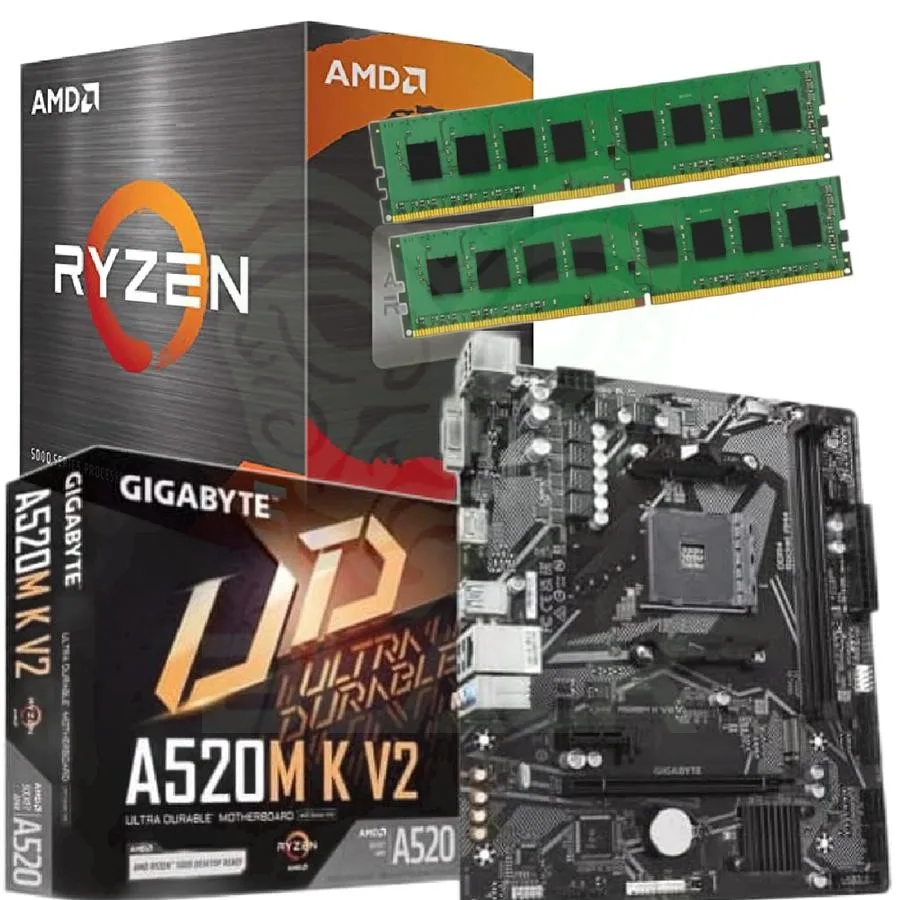 COMBO ECOVISION AMD RYZEN 5600G + MOTHER + 16GB