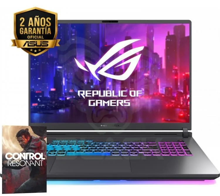 NOTEBOOK GAMER ASUS ROG STRIX G18 18" INTEL CORE ULTRA 9 290HX PLUS 32GB DDR5 SSD 1TB RTX 5080 16GB WIN11 G815LW-SA290W