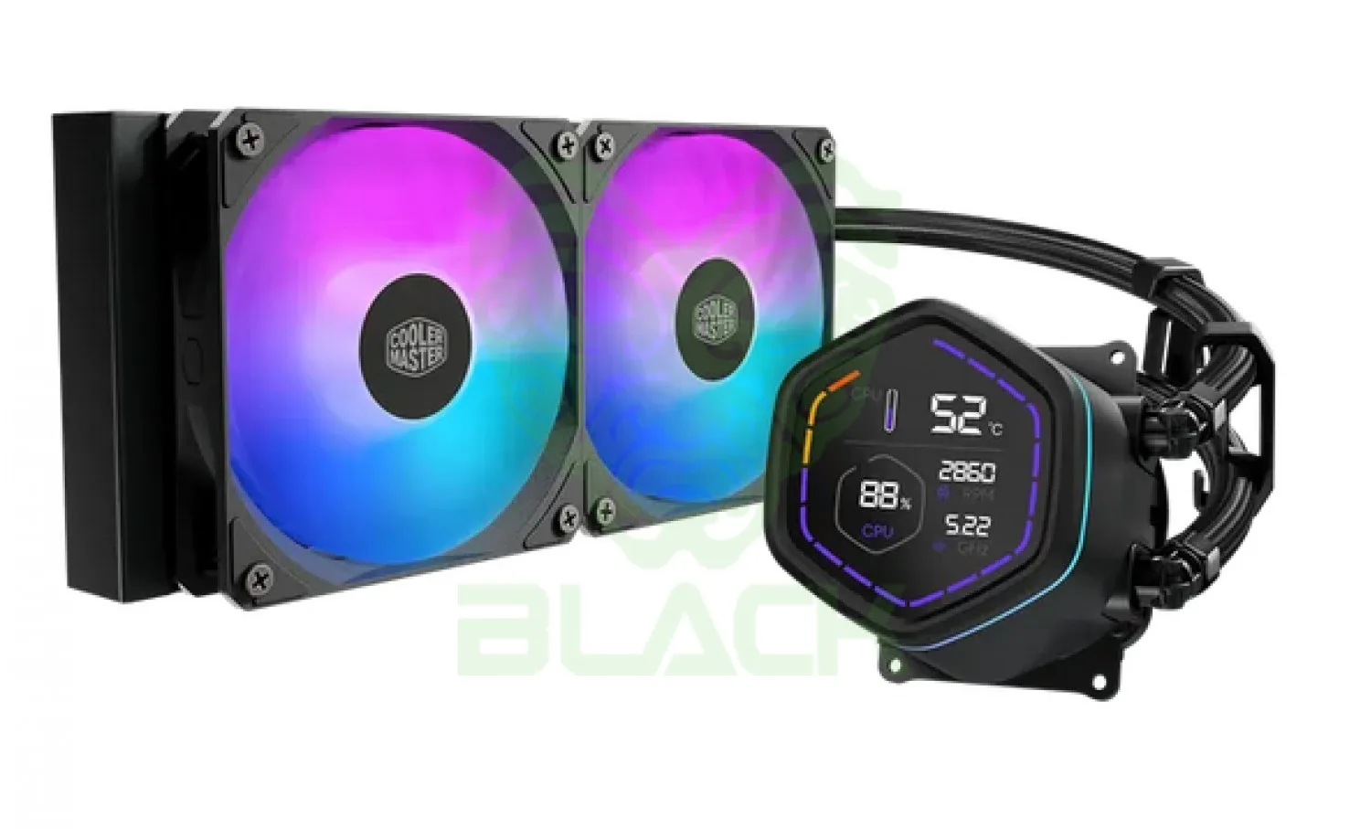 WATER COOLER MASTER MASTERLIQUID CORE NEX DIGITAL 240 BLACK ARGB