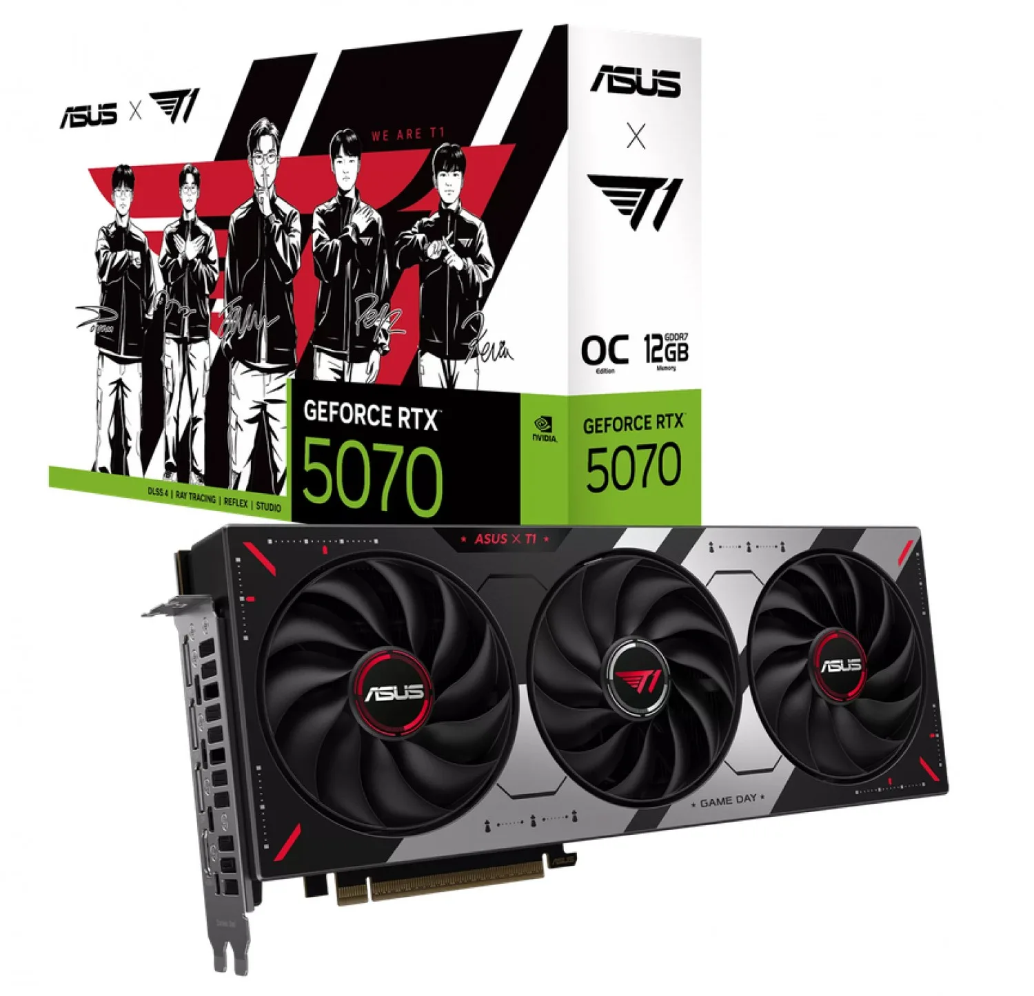 PLACA DE VIDEO ASUS T1 RTX 5070 12GB GAMING
