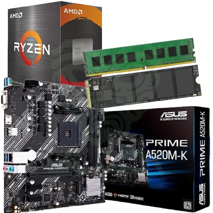 COMBO ECOVISION AMD RYZEN 5 5600G + 8GB + 1TB