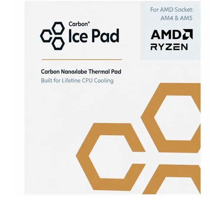 Thermal Pad Carbice Ice Pad Para CPU AM4/AM5 Con Nanotubos De Carbono