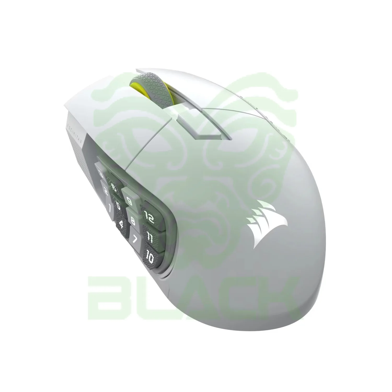 MOUSE GAMER CORSAIR MMO SCIMITAR ELITE WIRELESS SE, BLANCO