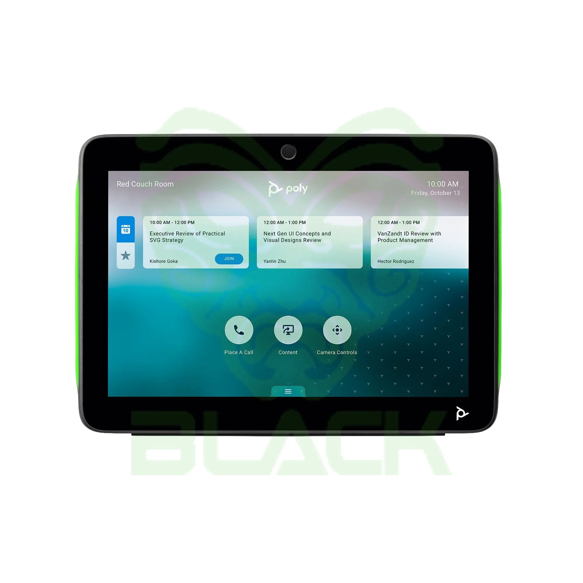 PANTALLA TACTIL DE CONTROL POLY TC10 POE ZOOM ROOMS 10.1 NEGRO 875K5AA