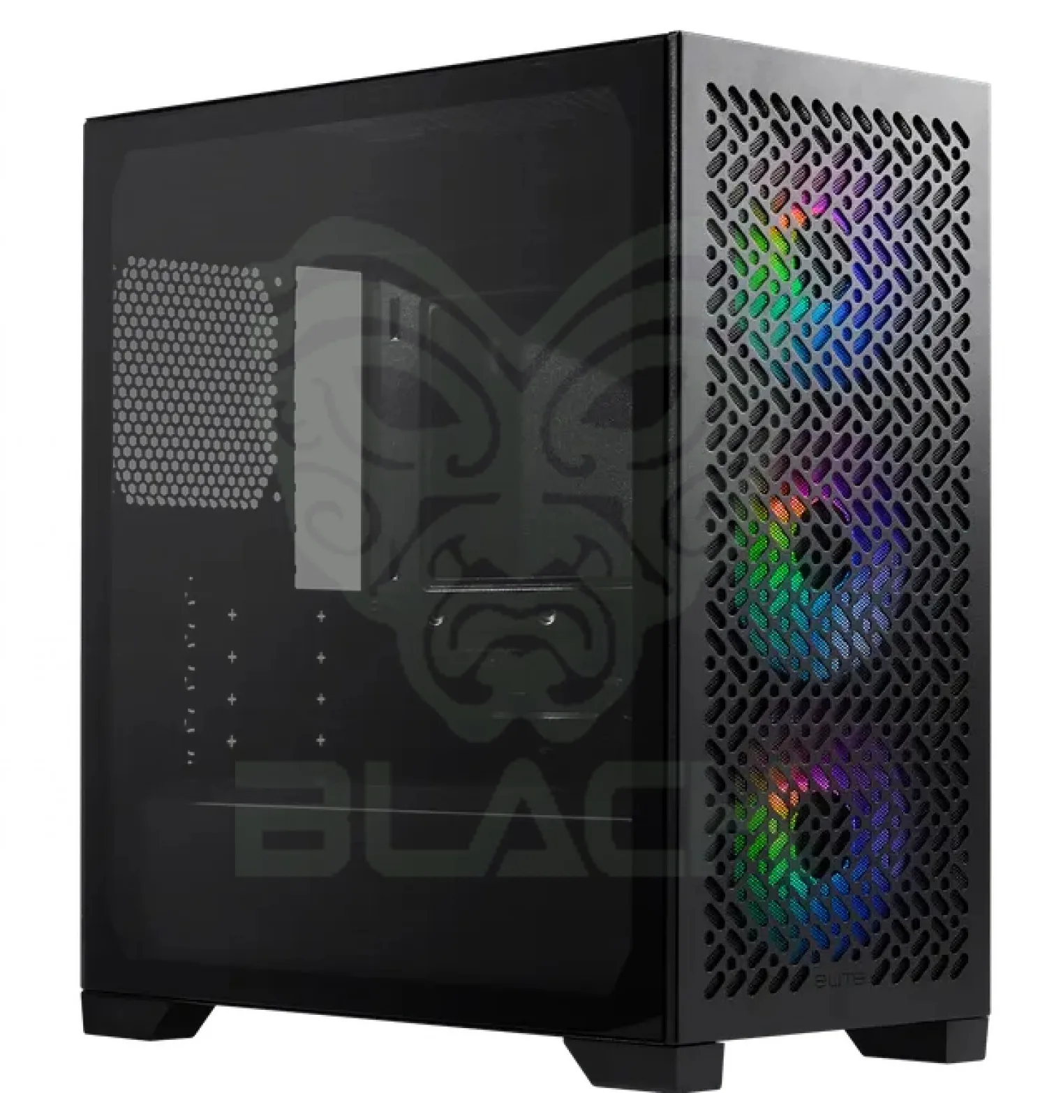 GABINETE COOLER MASTER ELITE 302 BLACK (3 FANS ARGB)