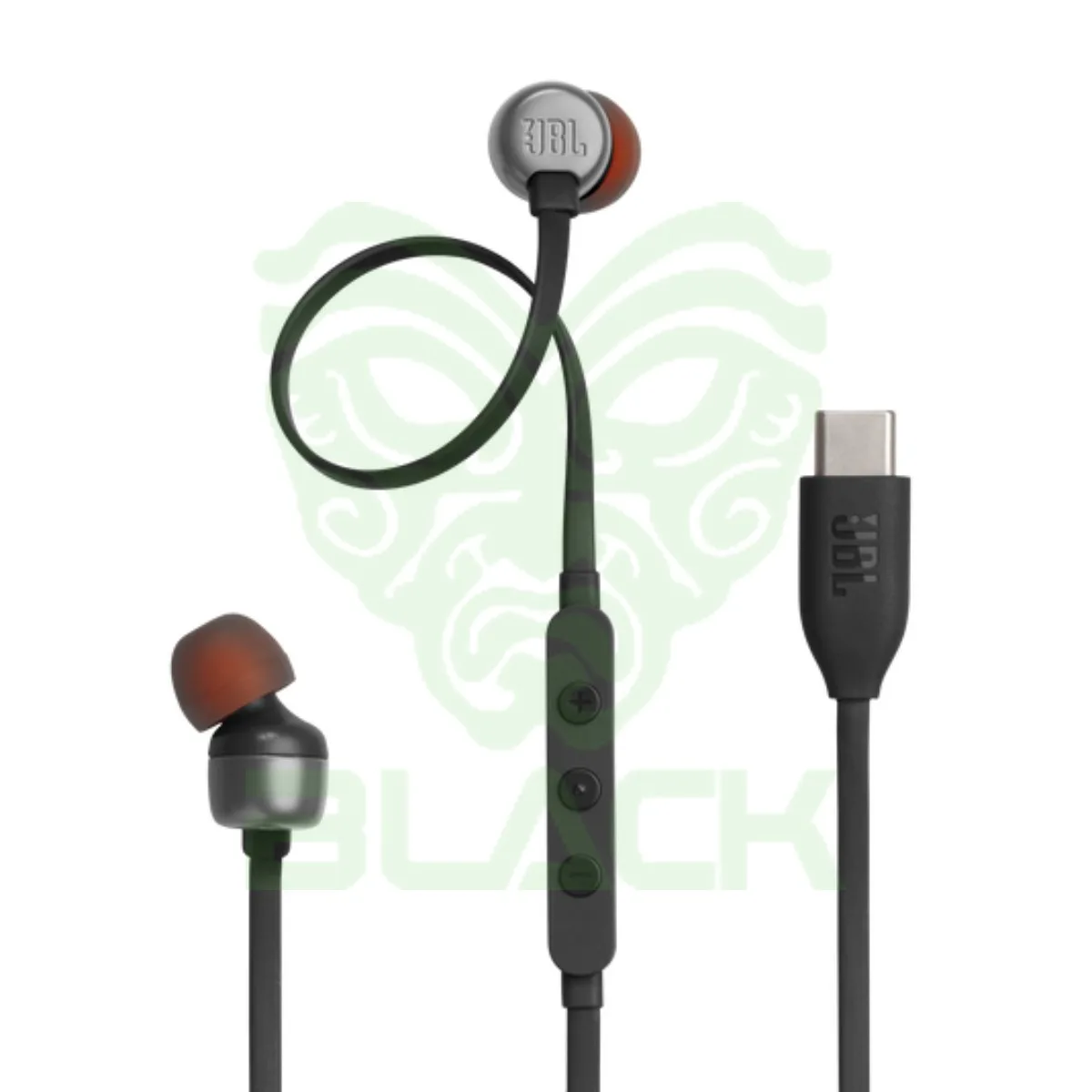 AURICULAR JBL T310C CABLEADO USB C NEGRO