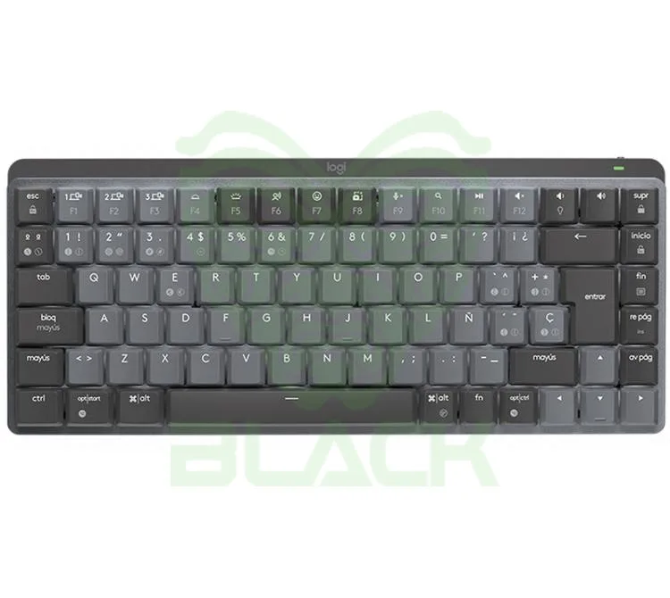 TECLADO LOGITECH MX MECHANICAL MINI BLACK WIRELESS 2.4GHZ - BT