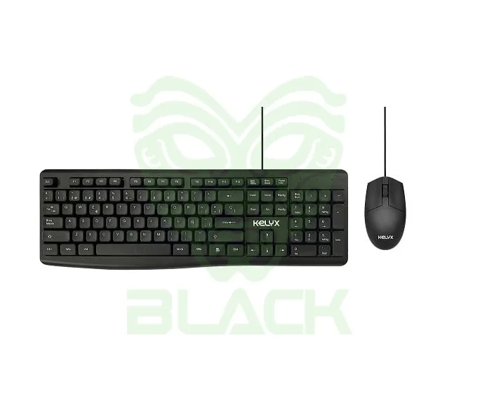 TECLADO+MOUSE KELYX USB CABLEADO NEGRO