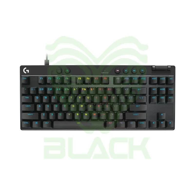 TECLADO MECÁNICO LOGITECH G PRO X TKL RAPID LIGHTSPEED INGLÉS BLACK