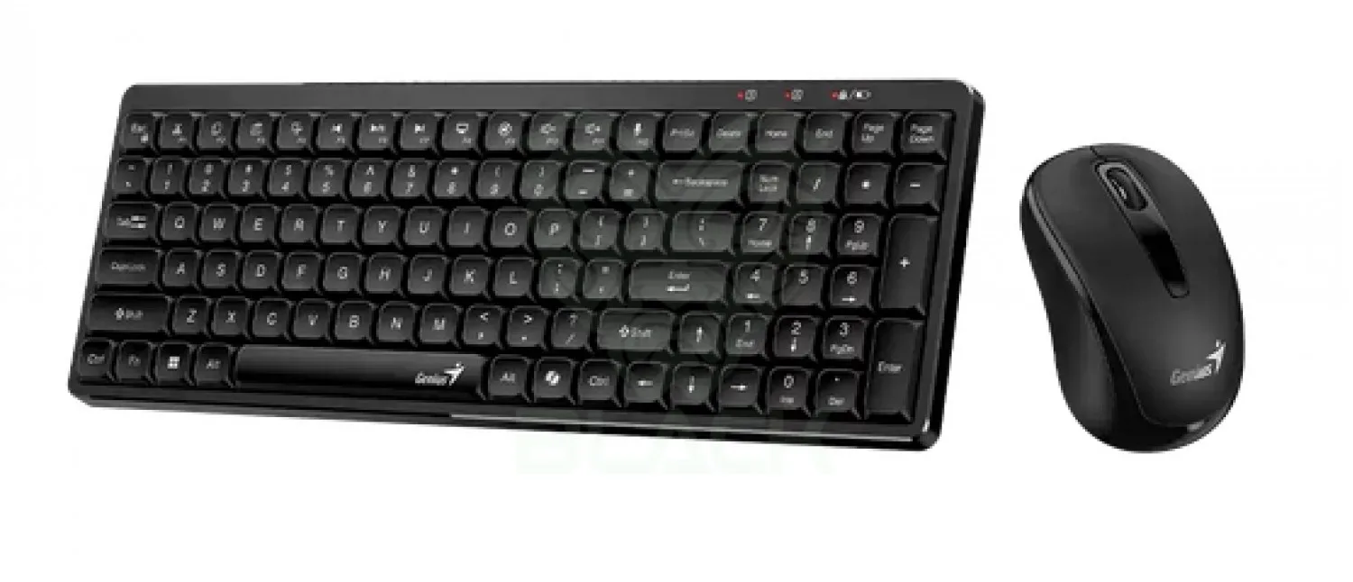 TECLADO + MOUSE WIRELESS GENIUS LUXEMATE Q8100 BLACK