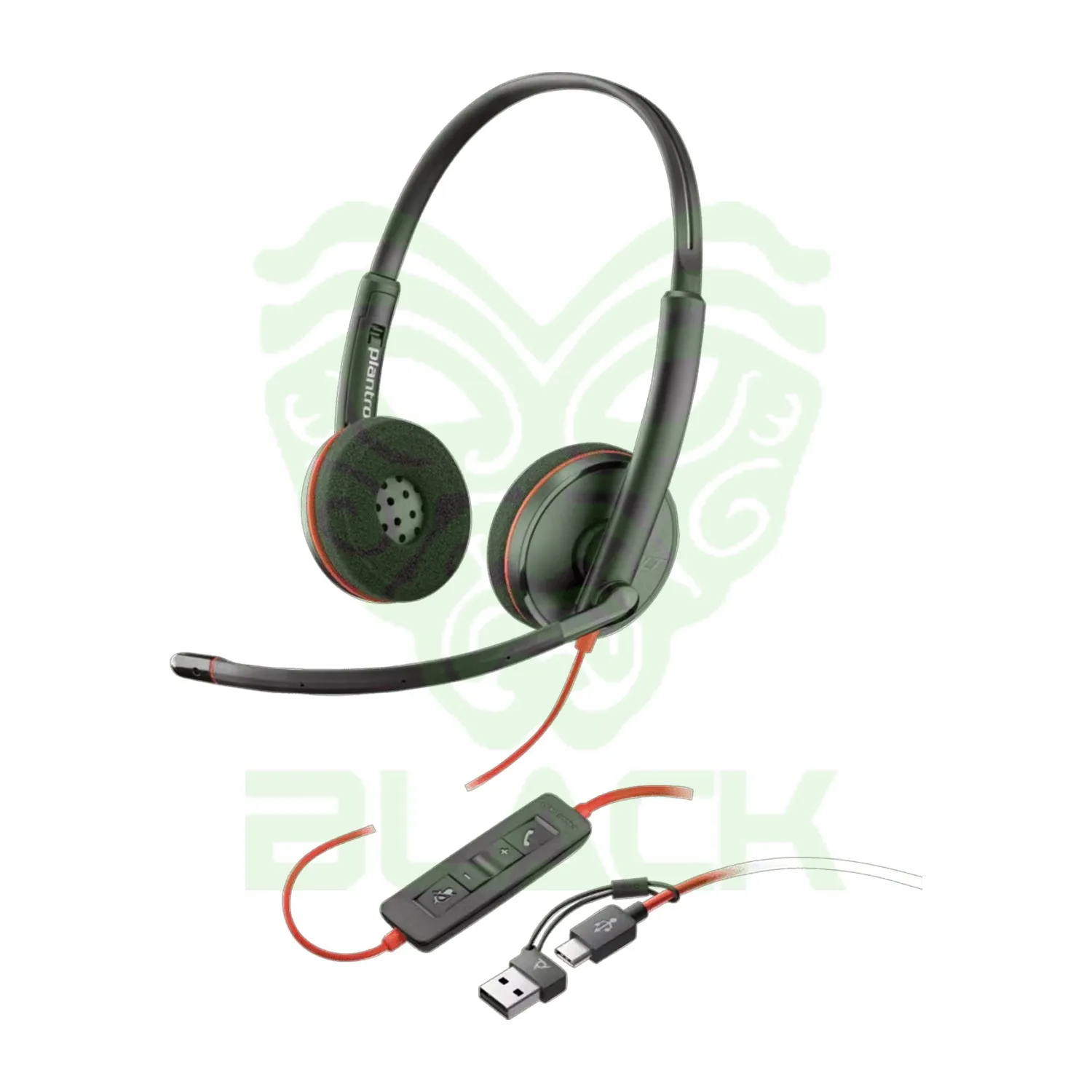 AURICULARES HEADSET POLY BLACKWIRE 3220 8X228A6