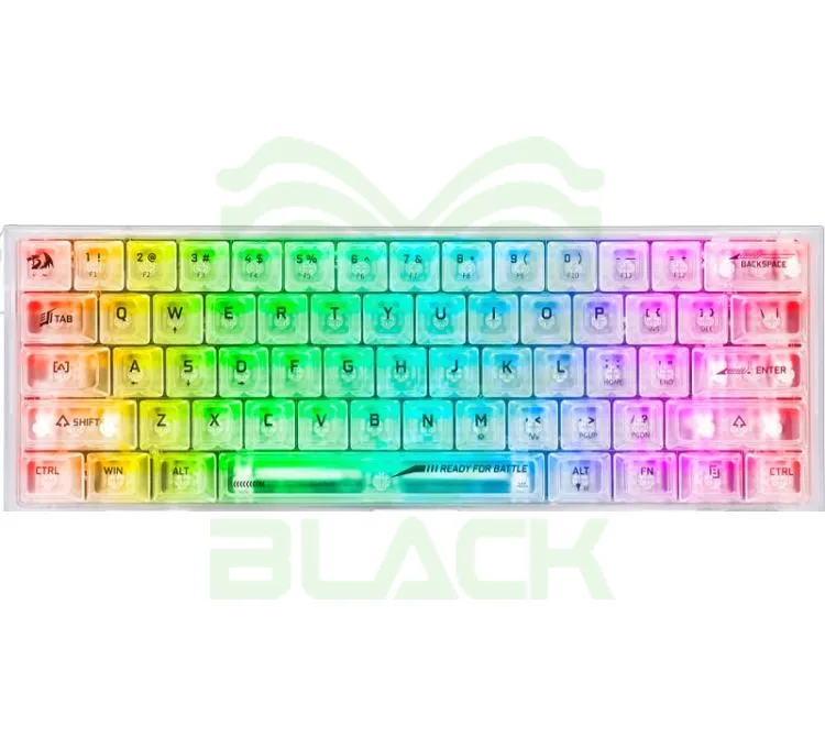 TECLADO MECANICO REDRAGON K617CT FIZZ 60% RGB