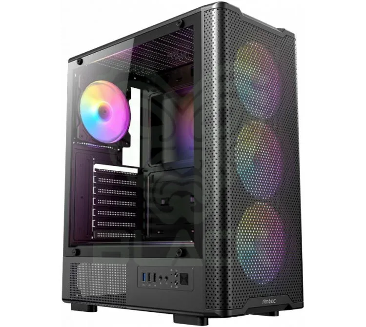 GABINETE ANTEC VX310 ARGB BLACK 4X120MM VIDRIO TEMPLADO