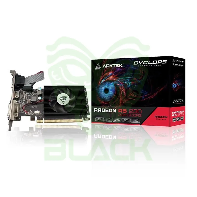 PLACA DE VIDEO ARKTEK RADEON R5 230 2GB DDR3 64BIT LOW PROFILE