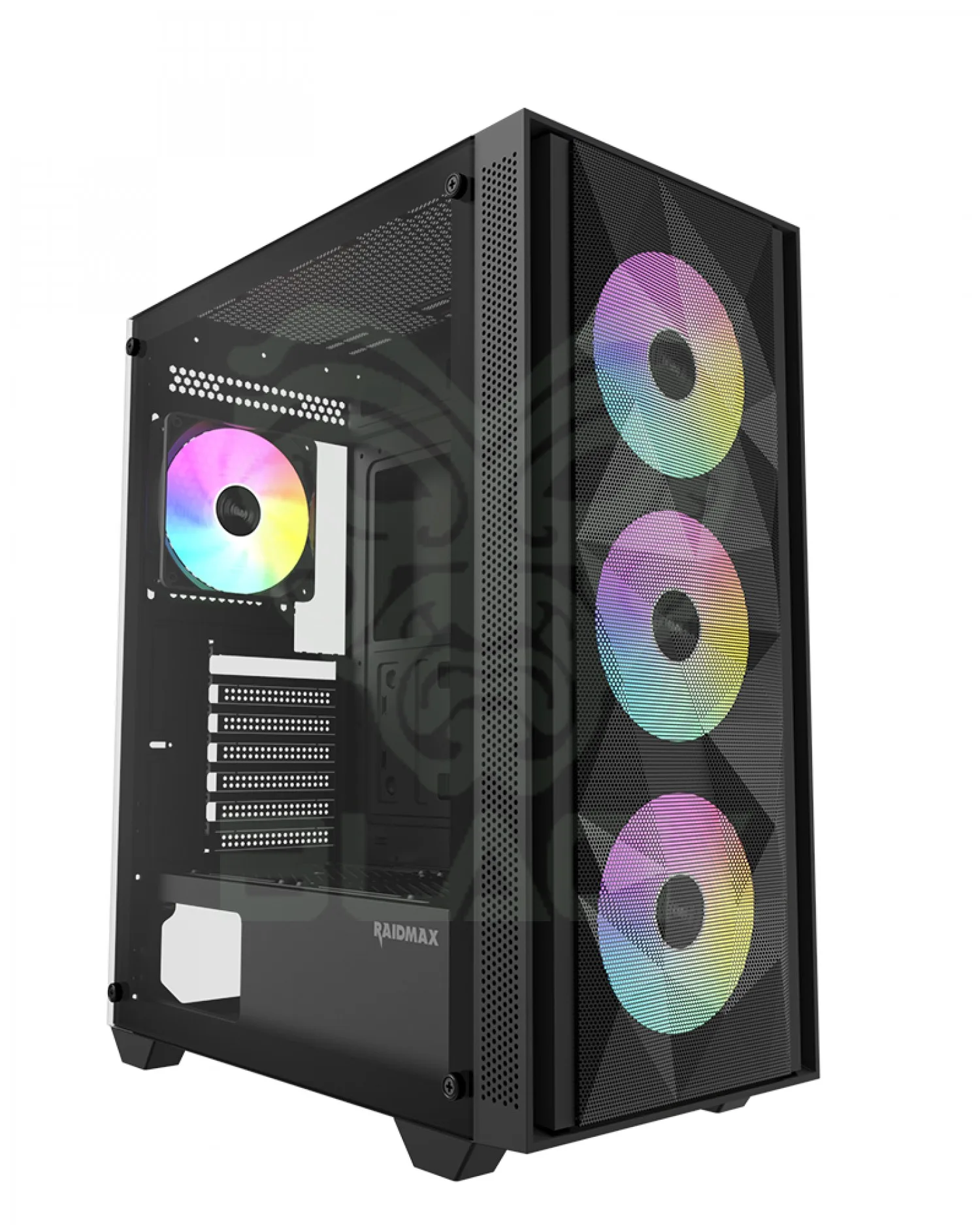 GABINETE GAMER RAIDMAX VECTOR V217 BLACK ARGB TG