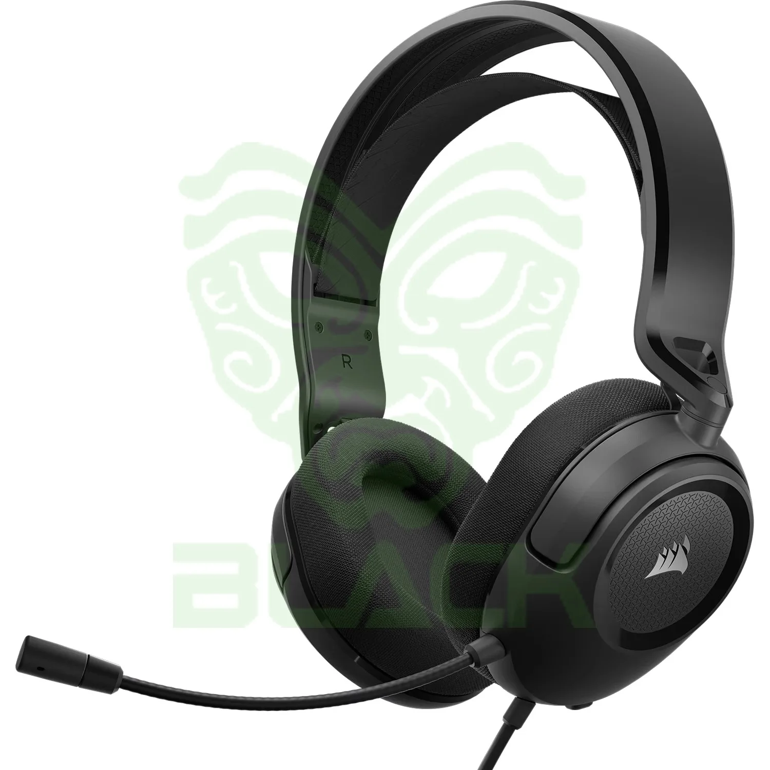 AURICULARES GAMING CABLE CORSAIR HS35 V2 MULTIPLATAFORMA NEGRO