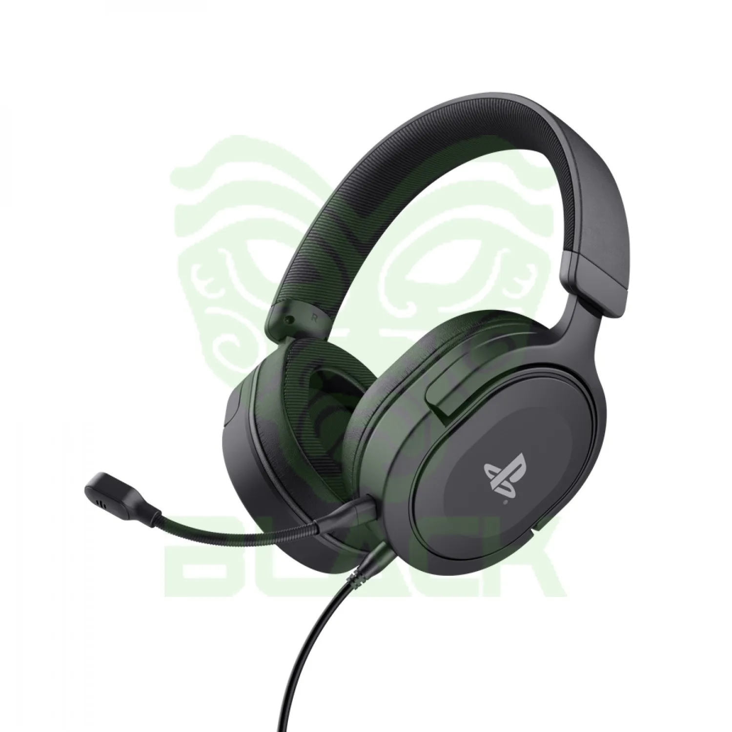 AURICULAR GAMER GXTRUST 498 FORTA PARA PS5 CON LICENCIA OFICIAL NEGRO