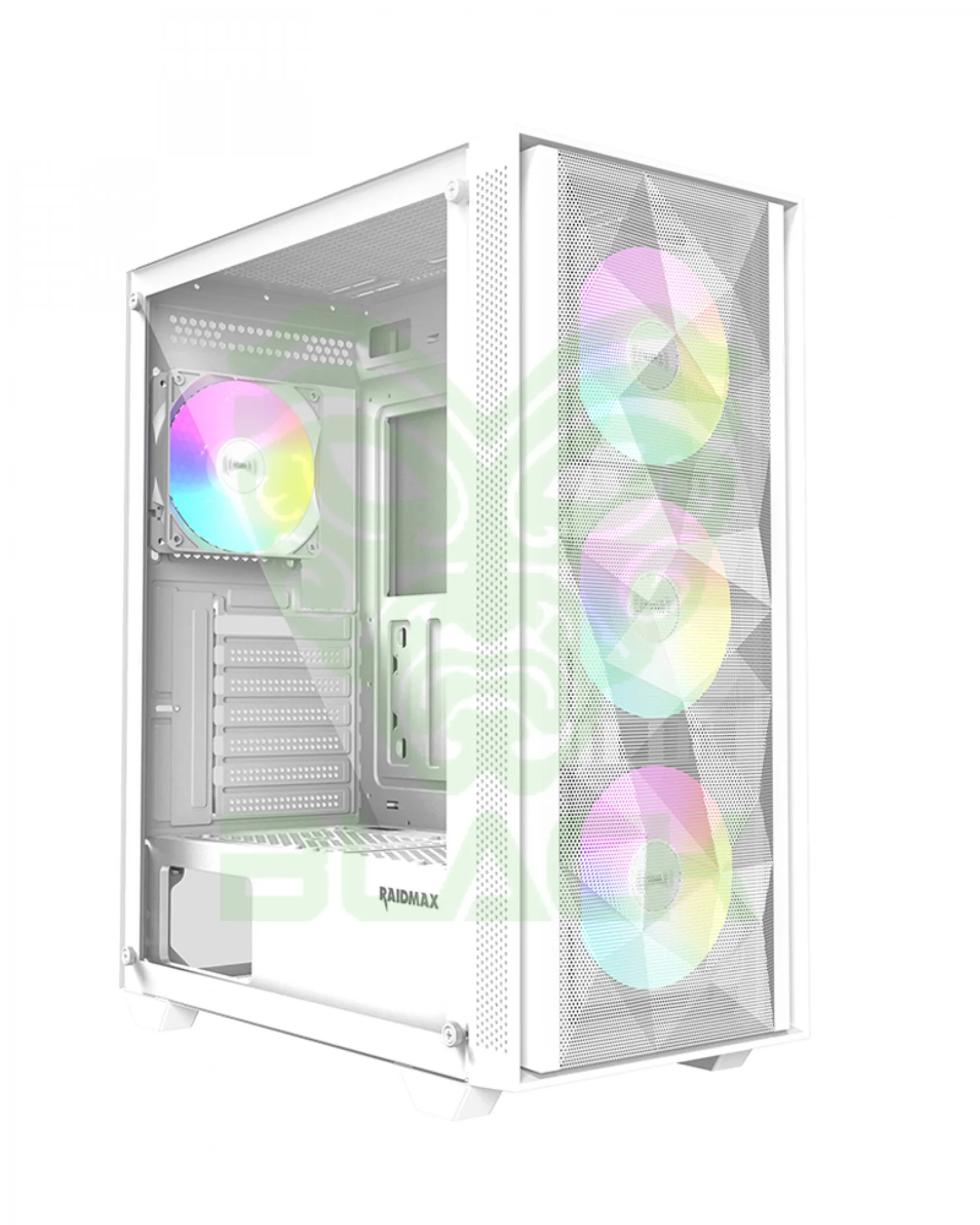 GABINETE GAMER RAIDMAX VECTOR V217 WHITE ARGB TG