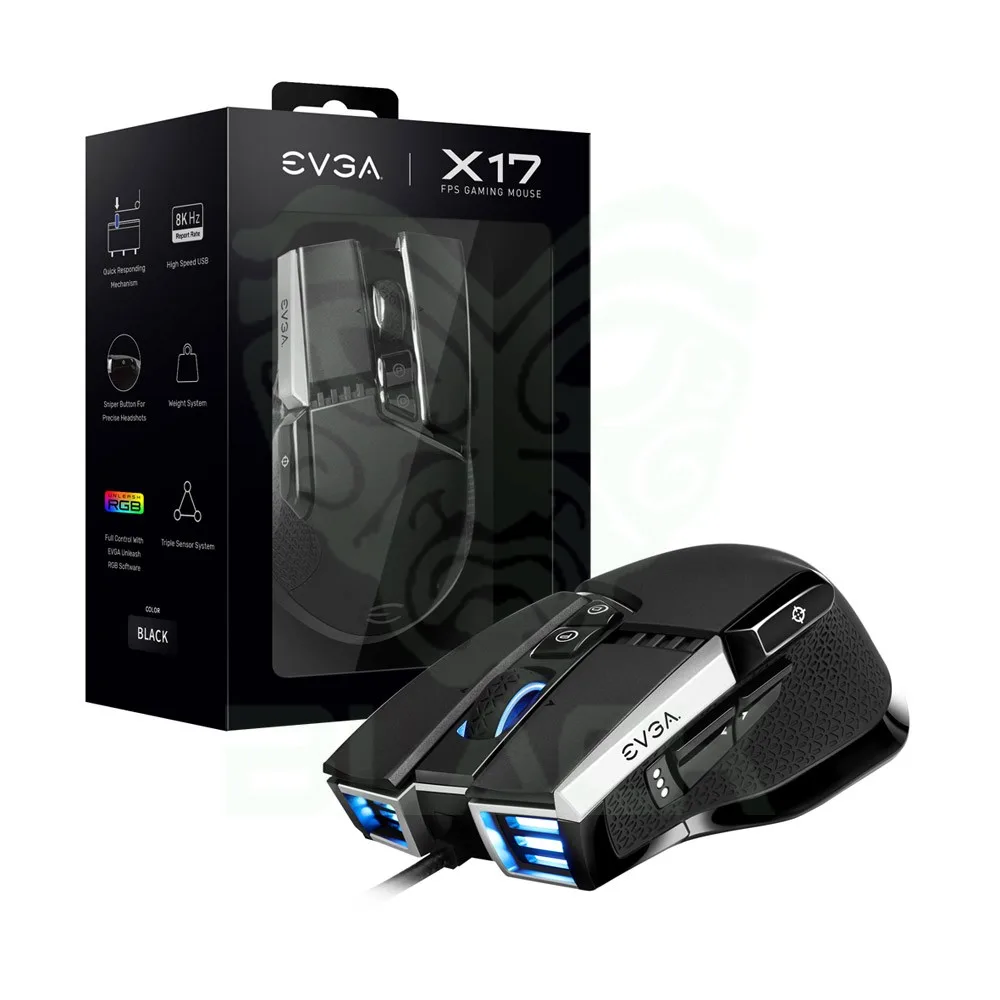 MOUSE EVGA GAMER X17 MOUSE BLACK