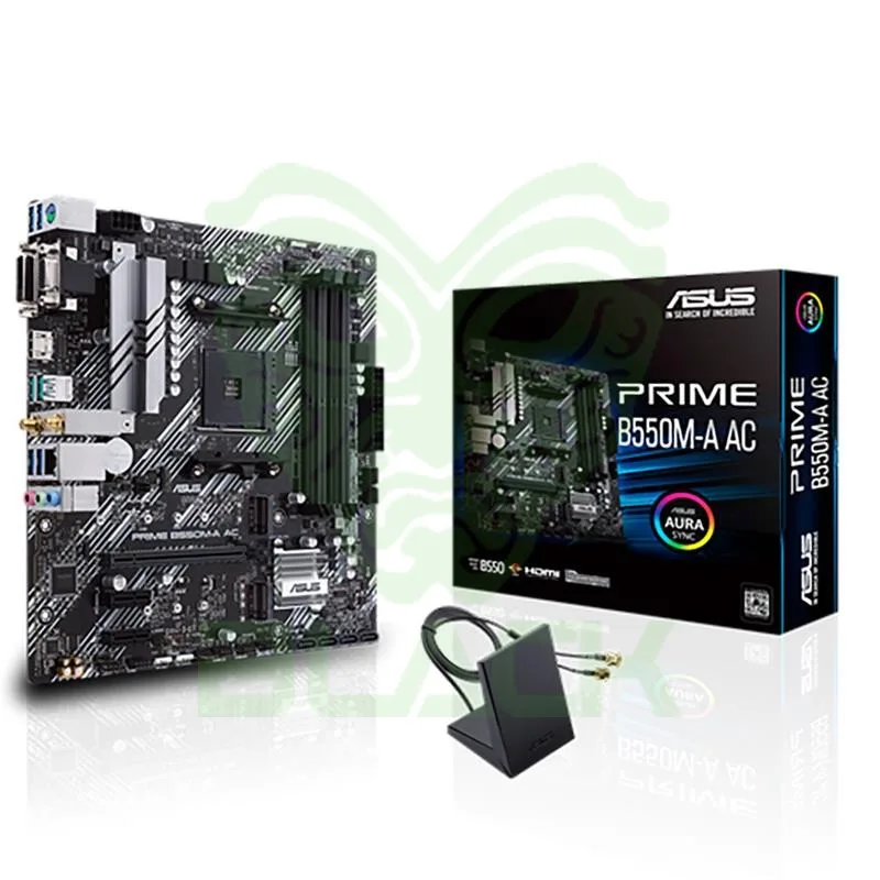 MOTHERBOARD ASUS B550M-A AC AMD SOCKET AM4 DDR4