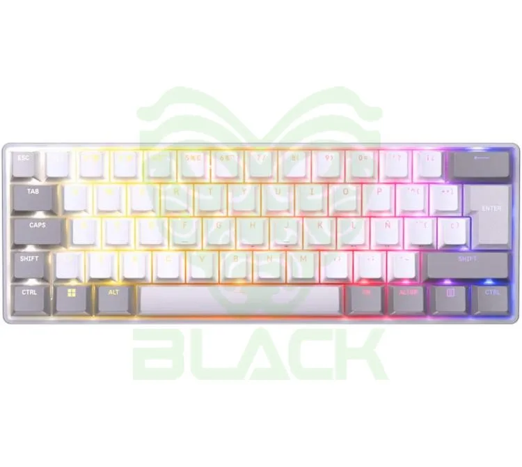 TECLADO MAGNETICO CORSAIR CLIPPER PRO MINI 65% HYPERPOLLING 8000MHZ HALL EFFECT SWITCH MGX HYPERDRIVE CORE WHITE RGB IP57