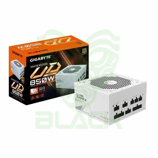 FUENTE DE PODER GIGABYTE 850W UD 80 PLUS GOLD MODULAR PG5 BLANCA