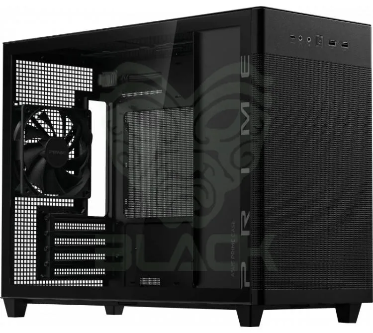 GABINETE ASUS PRIME AP201 TG BLACK VIDRIO TEMPLADO