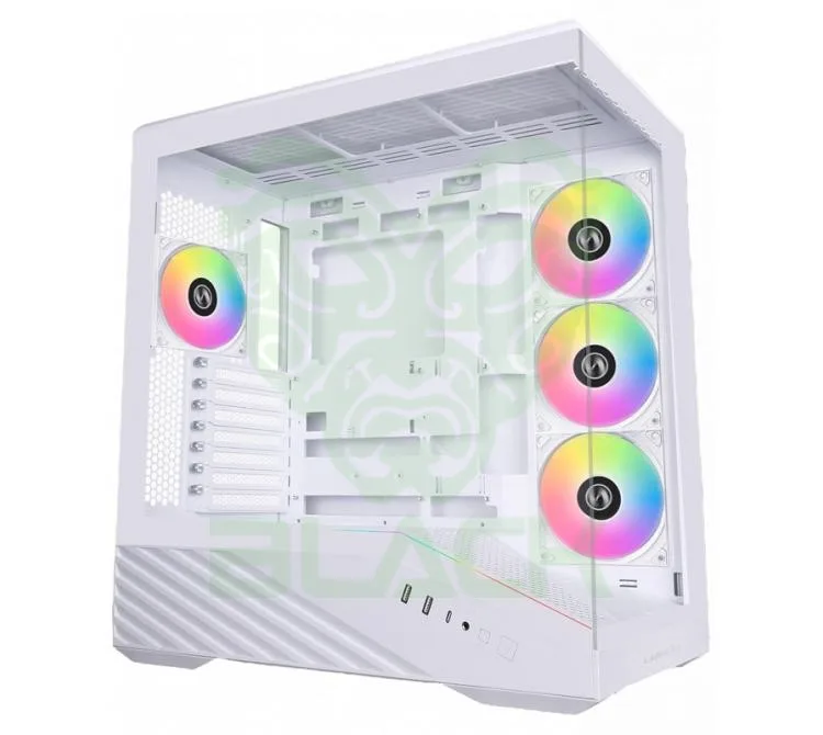 GABINETE LIAN LI VECTOR V100W WHITE 4X120MM ARGB FANS USB-C
