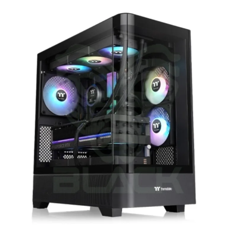 GABINETE TT VIEW 290 TG ARGB MID-TOWER BLACK