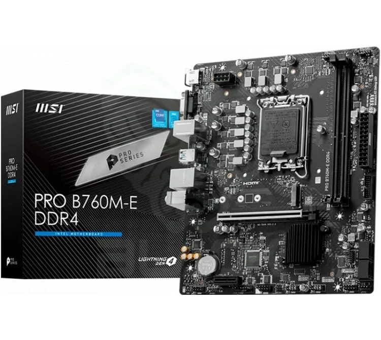 MOTHER MSI PRO B760M-E DDR4 S1700