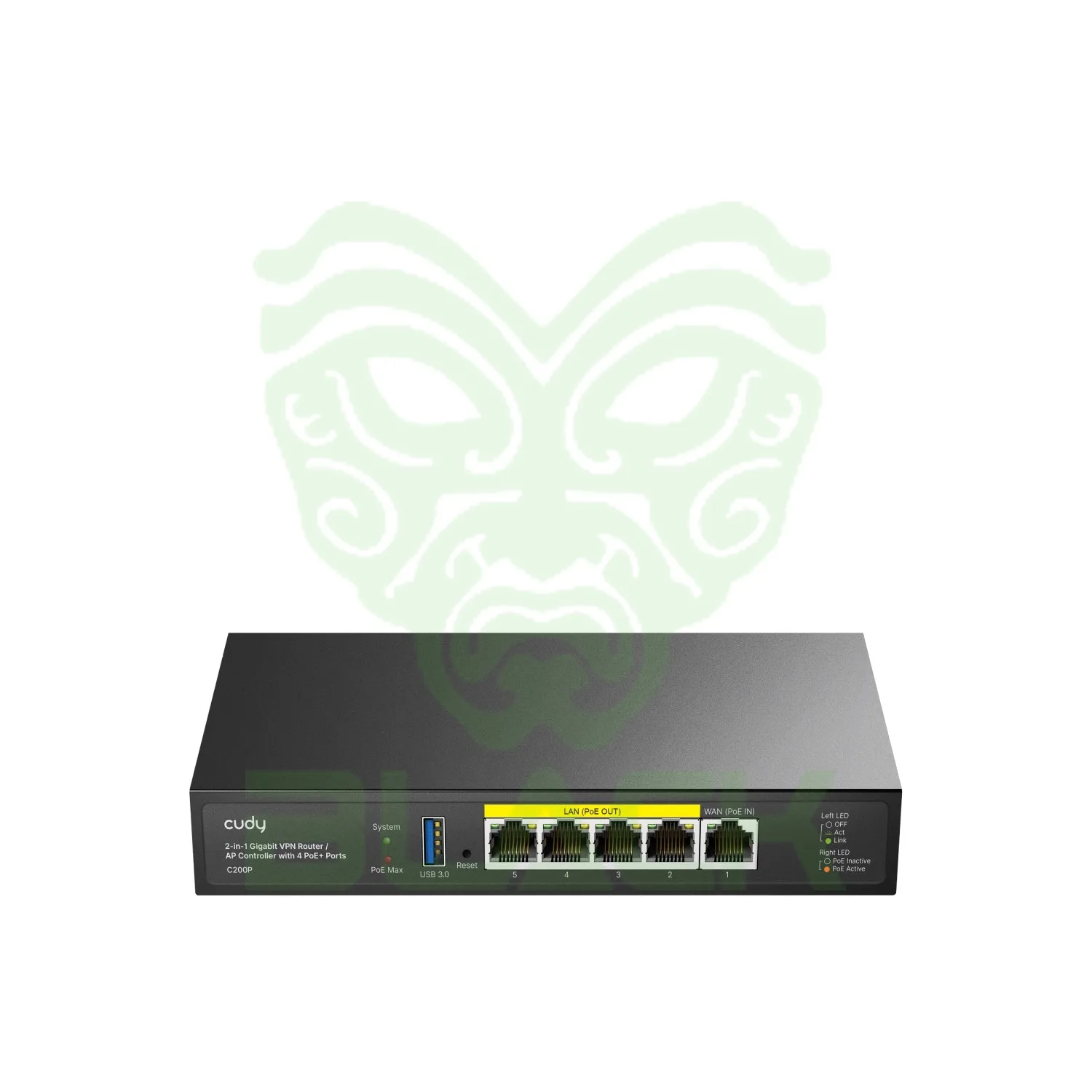 ROUTER CUDY C200P GIGABIT VPN AP 4 PUERTOS POE