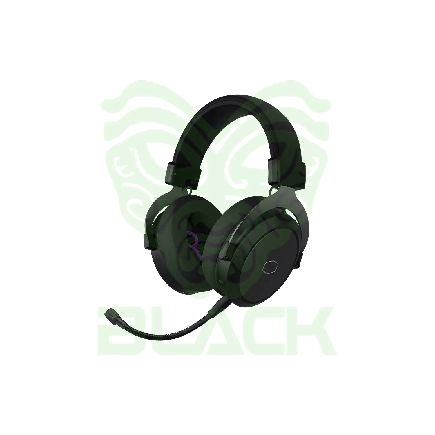 AURICULAR COOLER MASTER CH351 WIRELESS BT 5.4 2.4GHZ USB-C 3.5MM BLACK