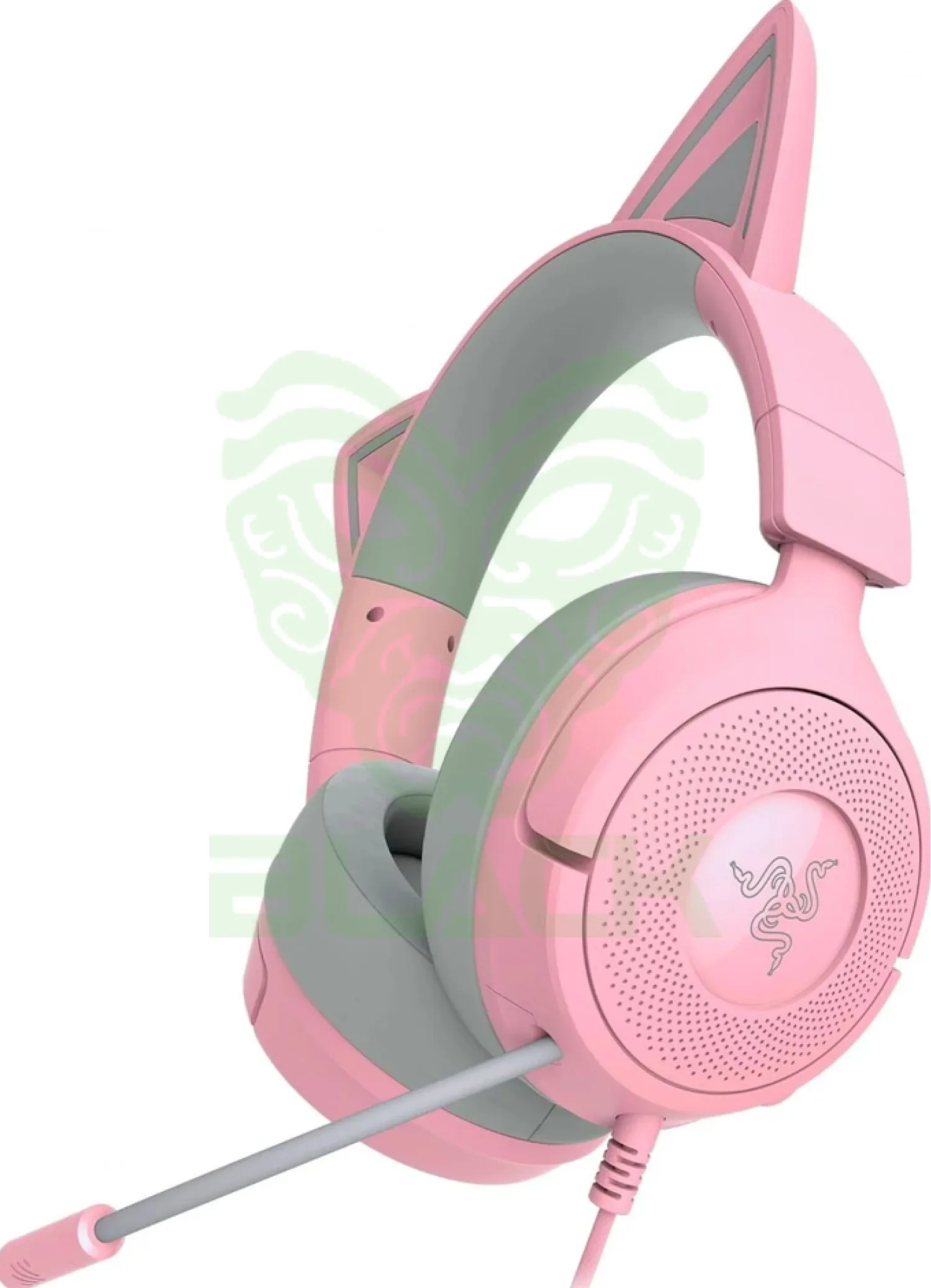 AURICULAR GAMER RAZER KRAKEN KITTY V3 X QUARTZ PINK ANALOG 3.5MM