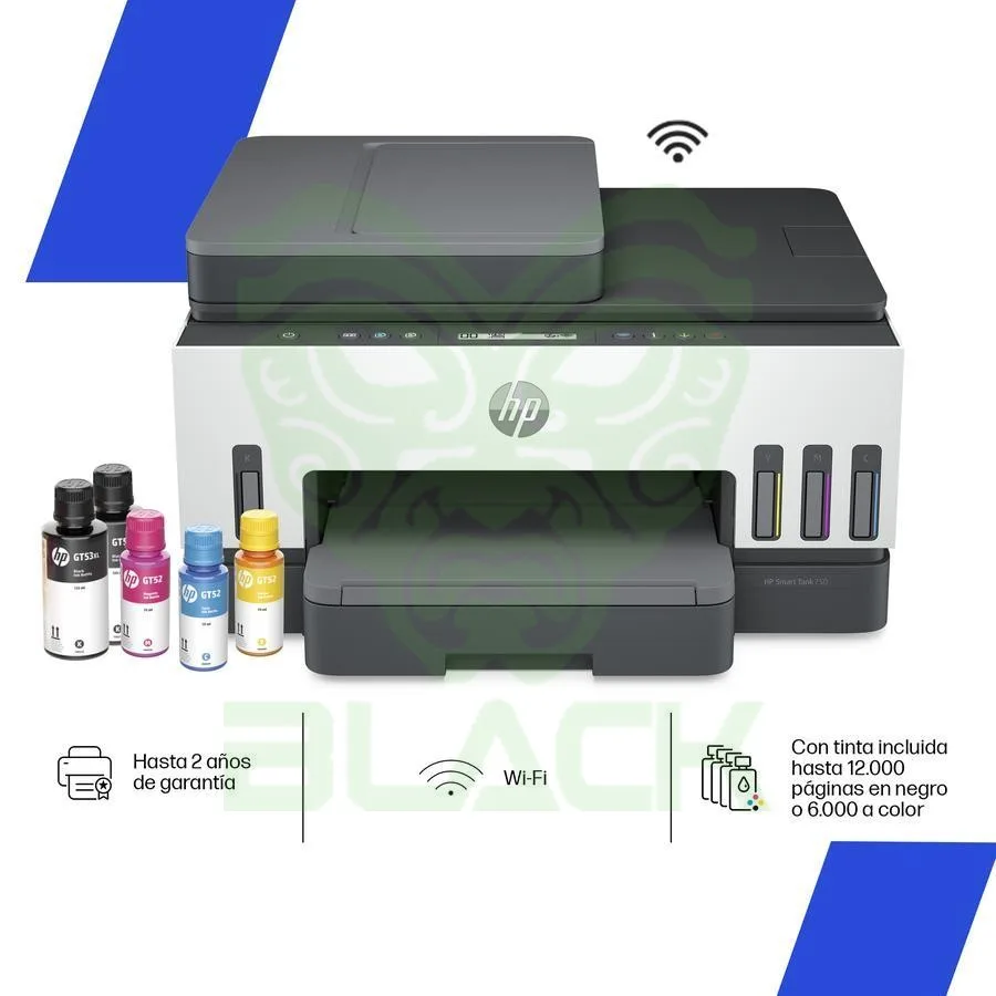 IMPRESORA MULTIFUNCION HP SMART TANK 750 (6UU47A) ADF WIFI/BLUETOOTH/USB