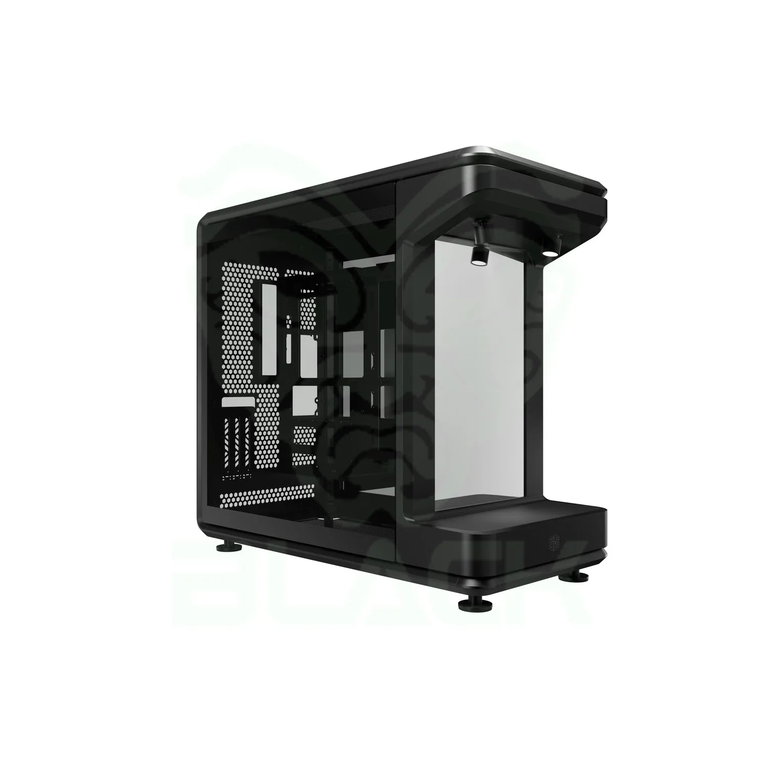 GABINETE COOLER MASTER MASTERFRAME 360 STAGE MIRROR MID TOWER TEMPERED GLASS BLACK S/FUENTE