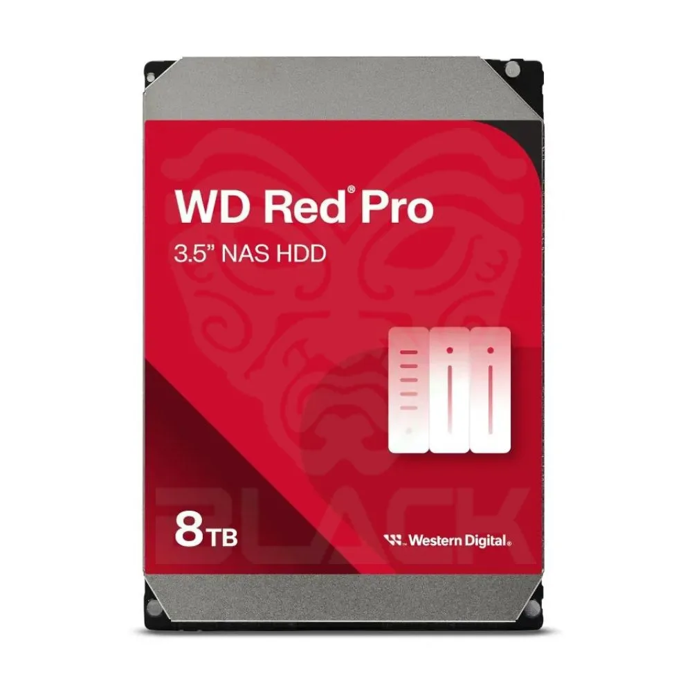 DISCO RIGIDO INTERNO HDD WESTERN DIGITAL WD RED PRO NAS 8 TB WD6006FFBX