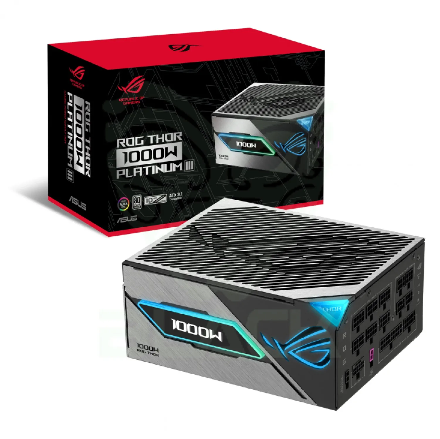 FUENTE ASUS ROG THOR 1000W GAMING ATX 3.1 PCIE 5.1 80 PLUS PLATINUM