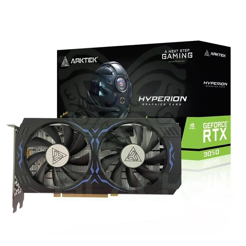 PLACA DE VIDEO ARKTEK RTX 3050 8GB DDR6 128 BIT TWIN FANS