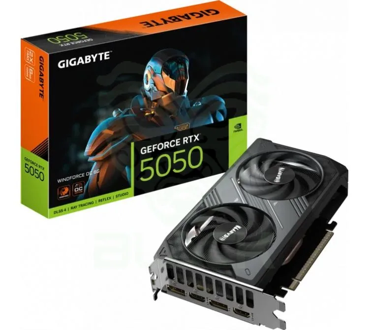 PLACA DE VIDEO GIGABYTE GEFORCE RTX 5050 8GB WINDFORCE OC