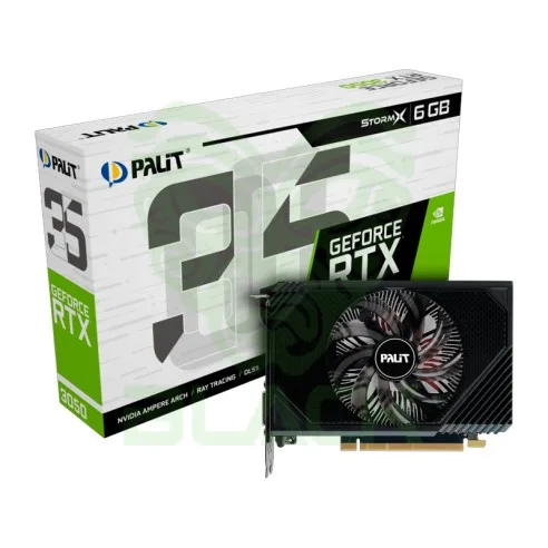 PLACA DE VIDEO GEFORCE RTX 3050 PALIT STORMX 6GB