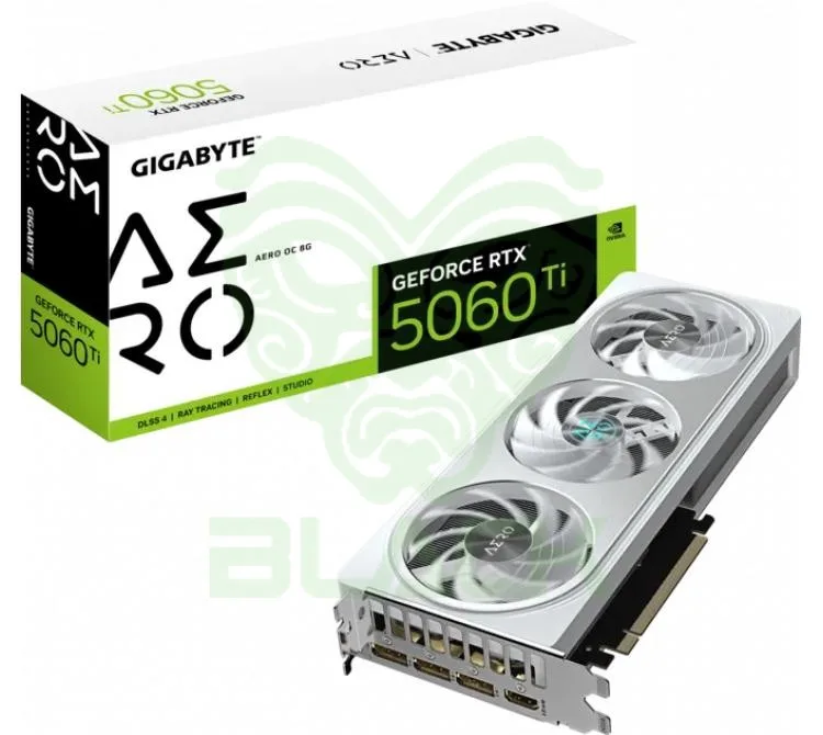 PLACA DE VIDEO GIGABYTE GEFORCE RTX 5060 TI 8GB GDDR7 AERO OC
