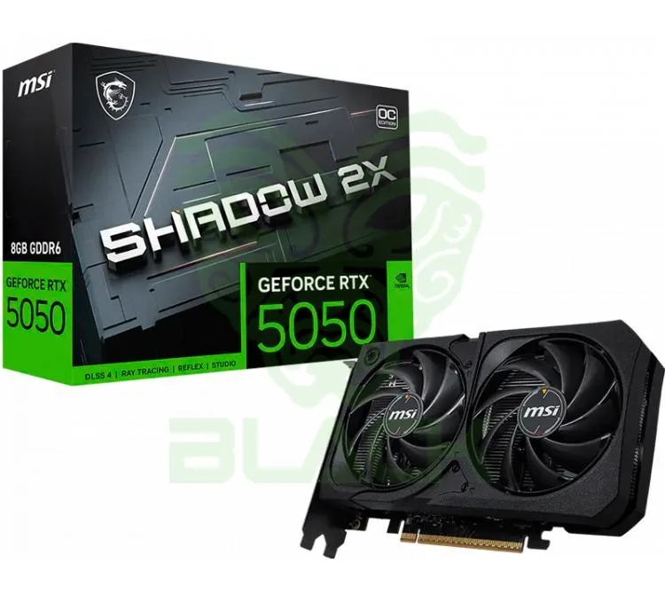 PLACA DE VIDEO MSI GEFORCE RTX 5050 8GB SHADOW 2X OC